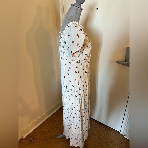 H&M peasant White Dress size L NWT - Picture 5 of 9